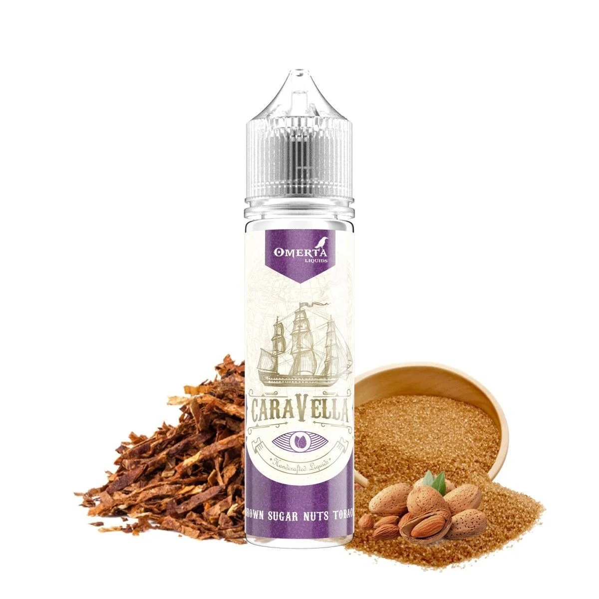 Φωτογραφία προϊόντος: Omerta Flavor Shot Caravella Brown Sugar Nuts Tobacco 15ml/60ml