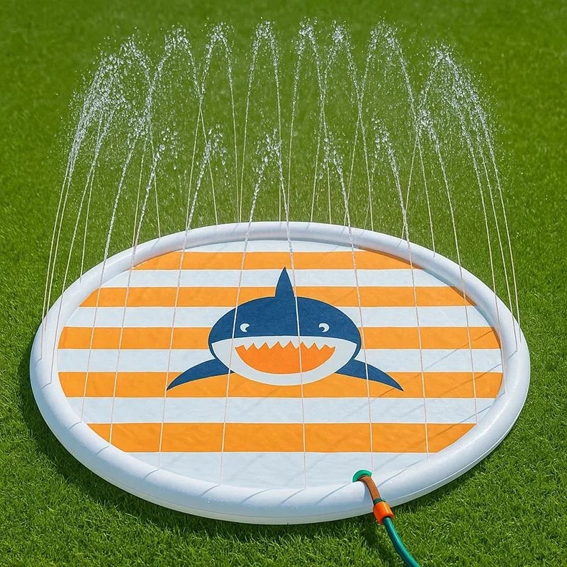 Φωτογραφία προϊόντος: Swim Essentials: Στρώμα νερού με ψεκαστήρες - "Shark"