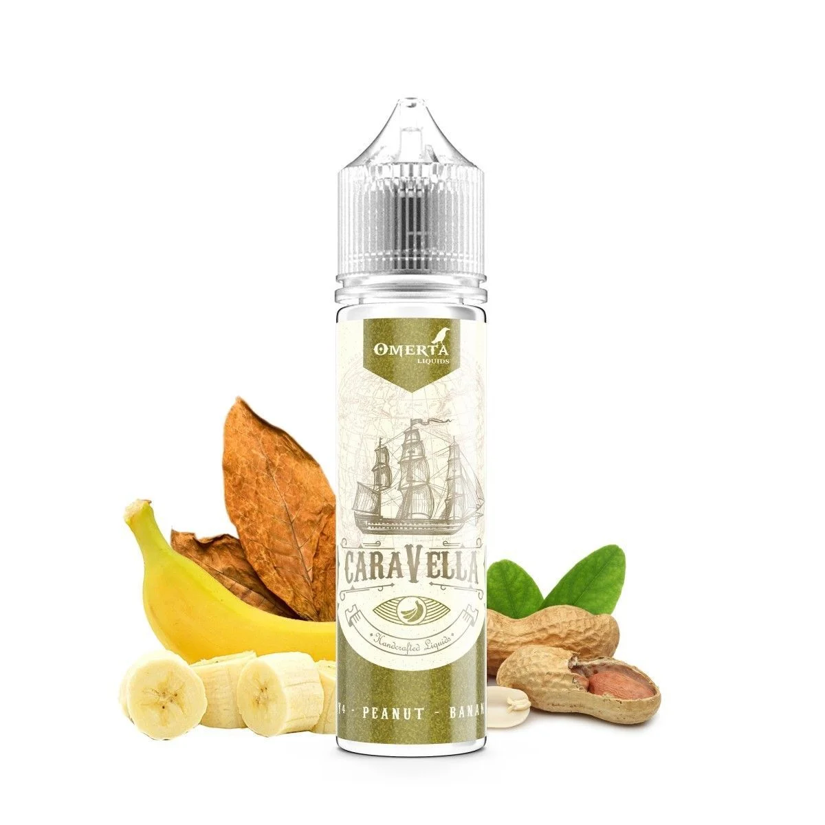 Φωτογραφία προϊόντος: Omerta Flavor Shot Caravella RY4 Peanut Banana 15ml/60ml