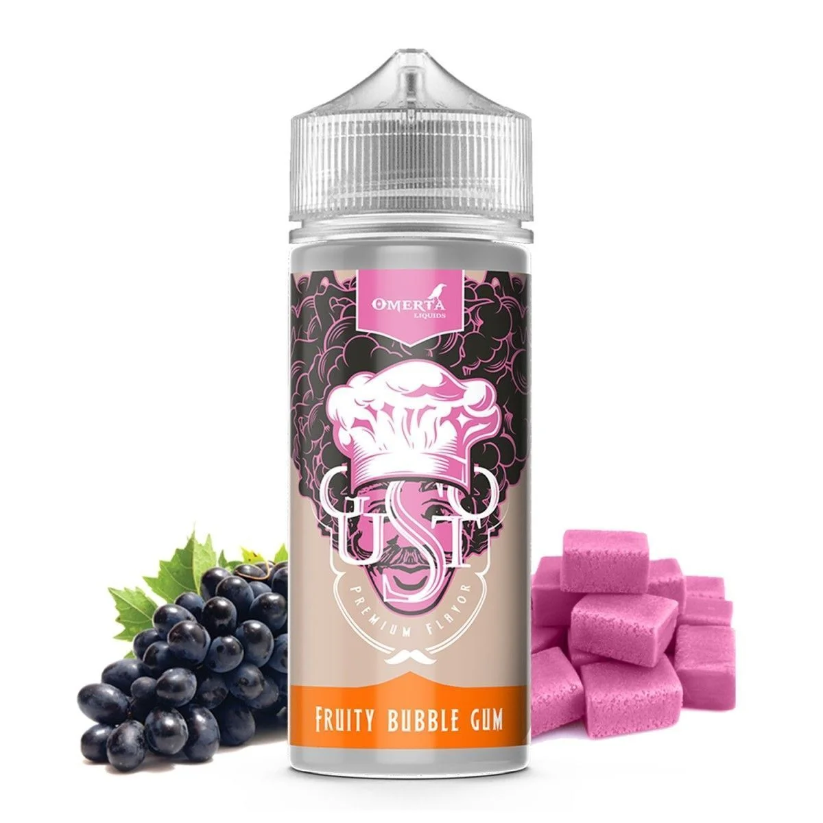 Φωτογραφία προϊόντος: Omerta Flavor Shot Gusto Fruity Bubble Gum 20ml/120ml