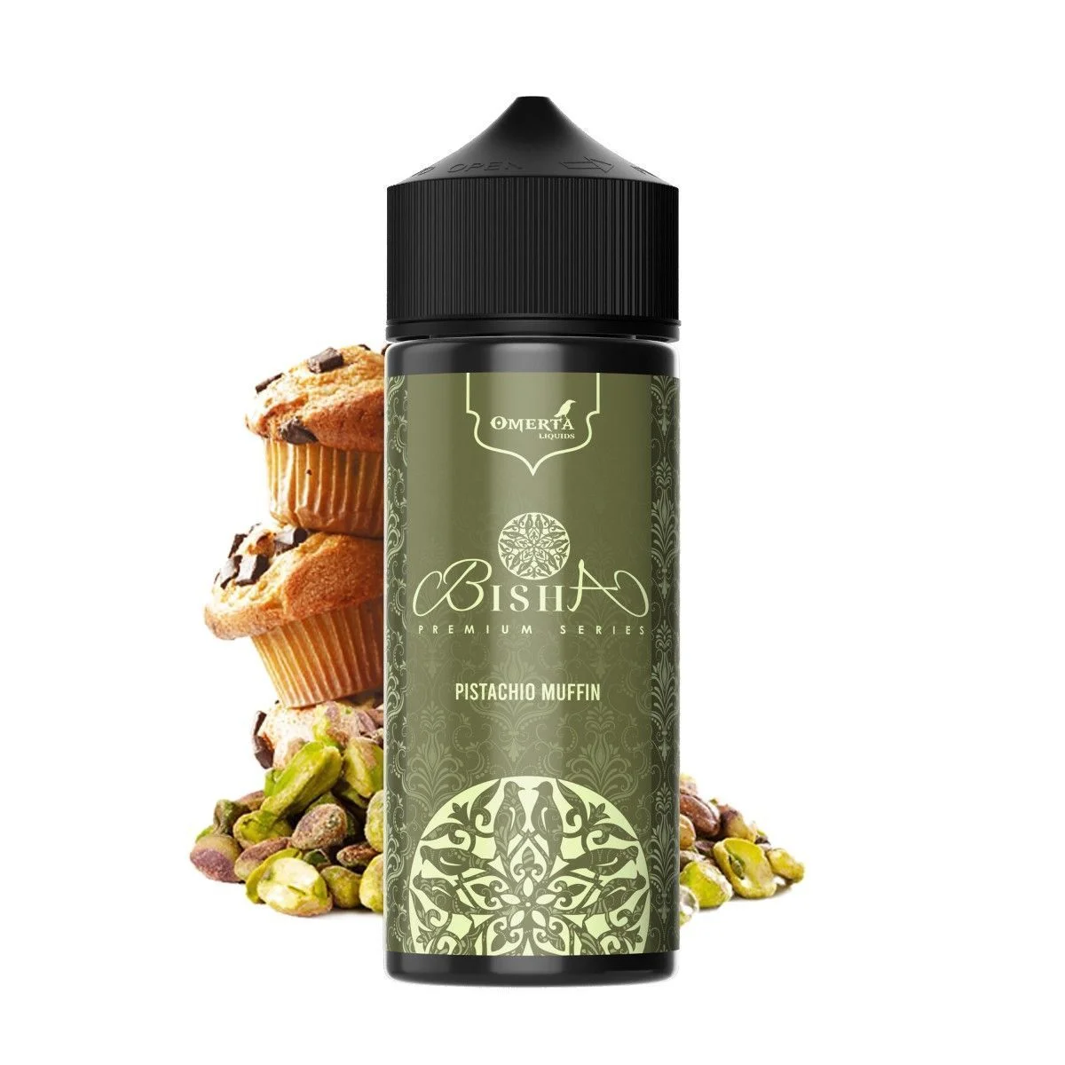 Φωτογραφία προϊόντος: Omerta Flavor Shot Bisha Pistachio Muffin 20ml/120ml
