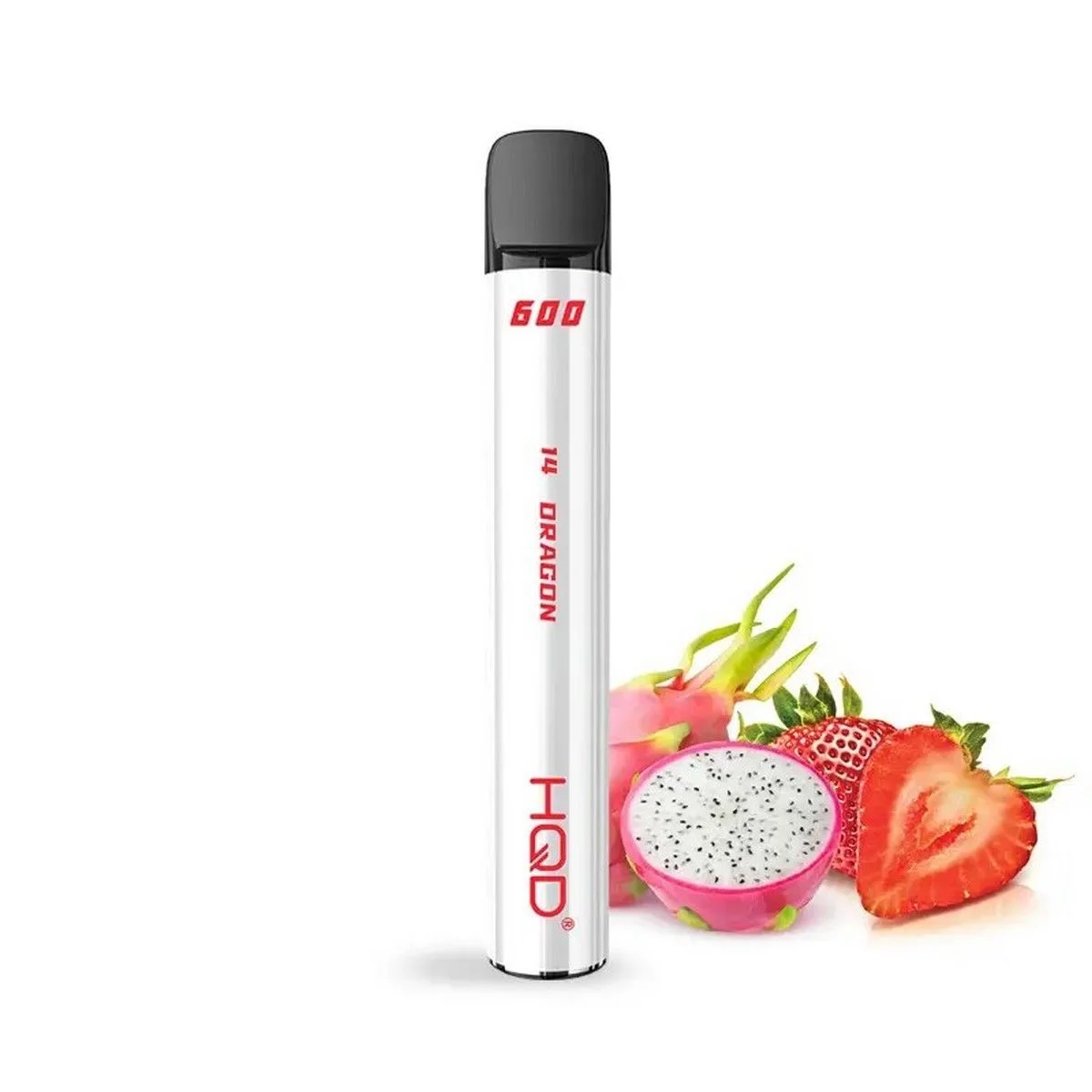Φωτογραφία προϊόντος: HQD 600 600 Puffs Dragon - Dragon Fruit Strawberry 2ml | 20mg