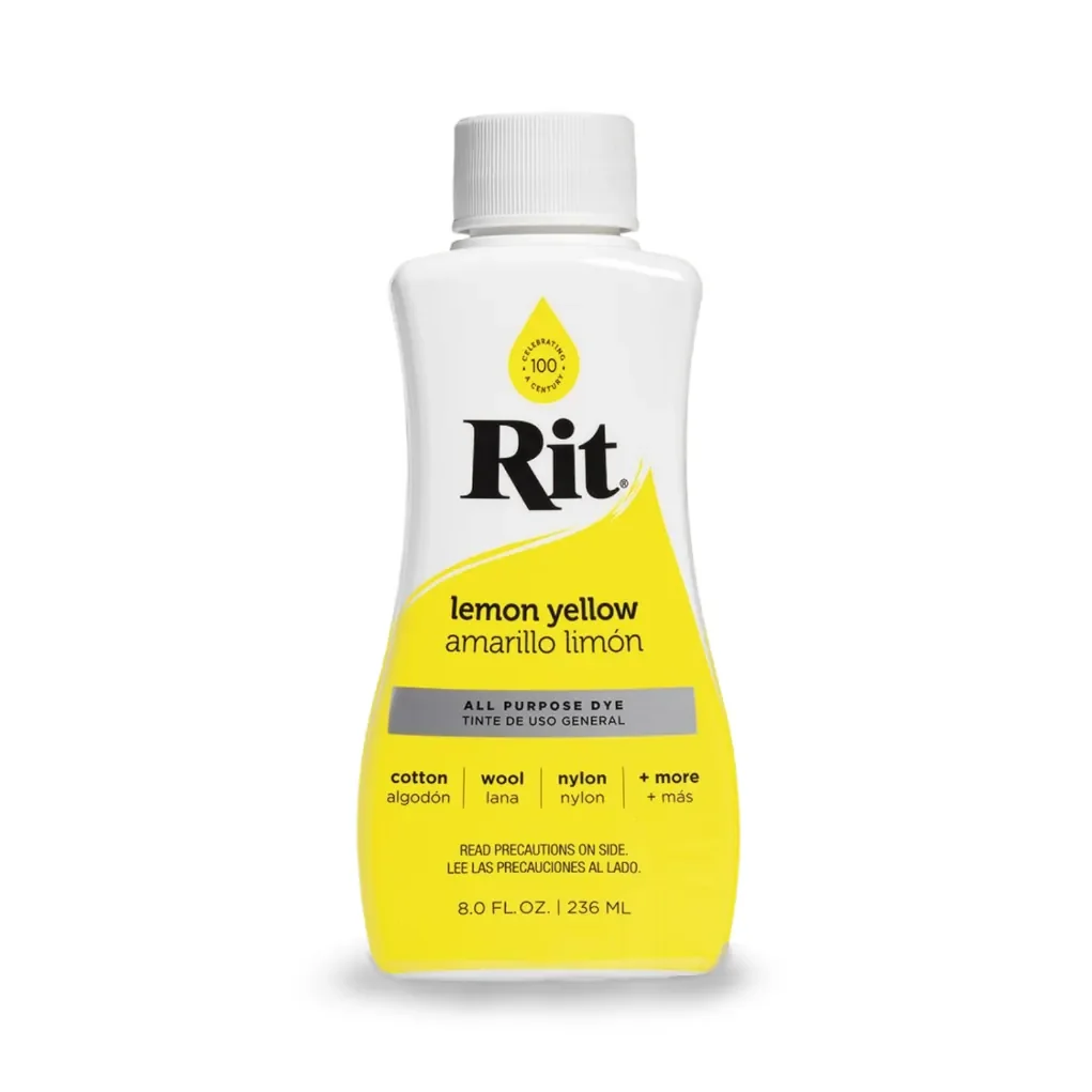 Φωτογραφία προϊόντος: RIT DYE Liquid All-Purpose Βαφή Υφασμάτων – Lemon Yellow 236ml