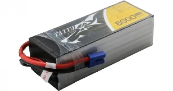 Φωτογραφία προϊόντος: Tattu 8000mAh 22.2V 25C 6S1P Lipo Battery Pack with EC5