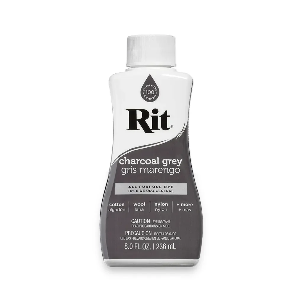 Φωτογραφία προϊόντος: RIT DYE Liquid All-Purpose Βαφή Υφασμάτων – Charcoal Grey 236ml