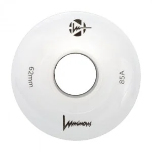Φωτογραφία προϊόντος: LUMINOUS WHEELS LUMINOUS 62χιλ./85A Sixies White Led Ροδάκια - Λευκό (4αδα)