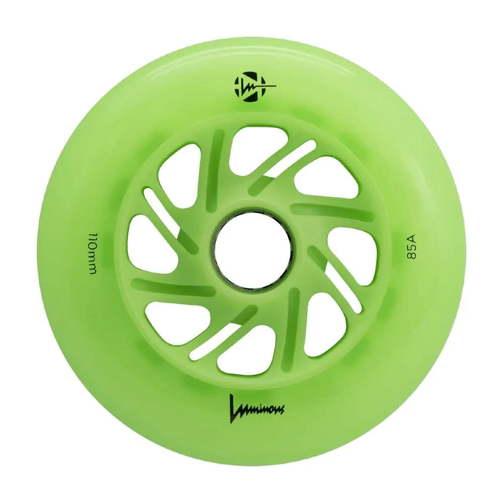 Φωτογραφία προϊόντος: LUMINOUS WHEELS Luminous 110χιλ./85A Ροδάκι Led - Green Apple Glow (3αδα)
