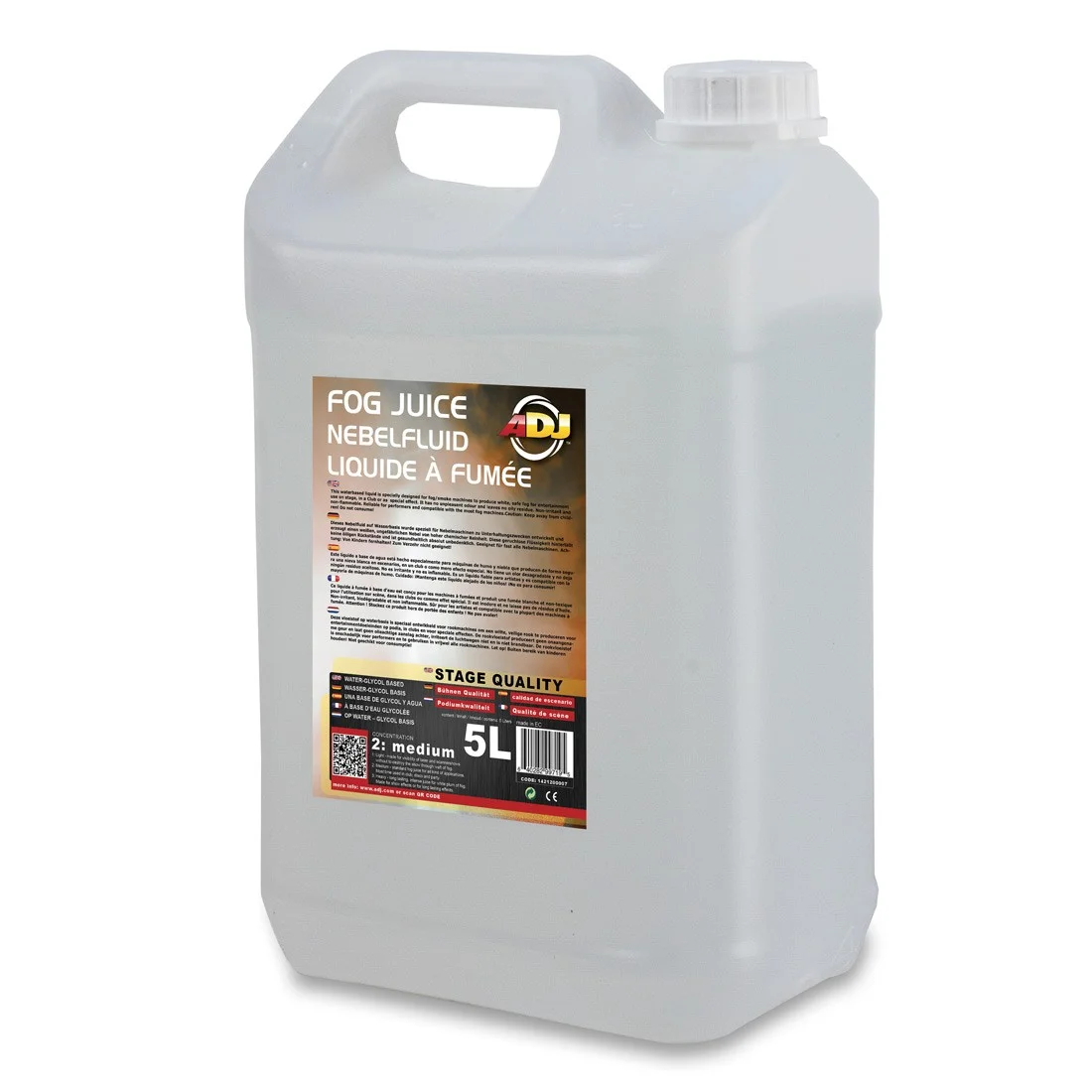Φωτογραφία προϊόντος: American Dj FOG LIQUID MEDIUM 5L - Υγρό για μηχανές καπνού medium 5 λίτρα