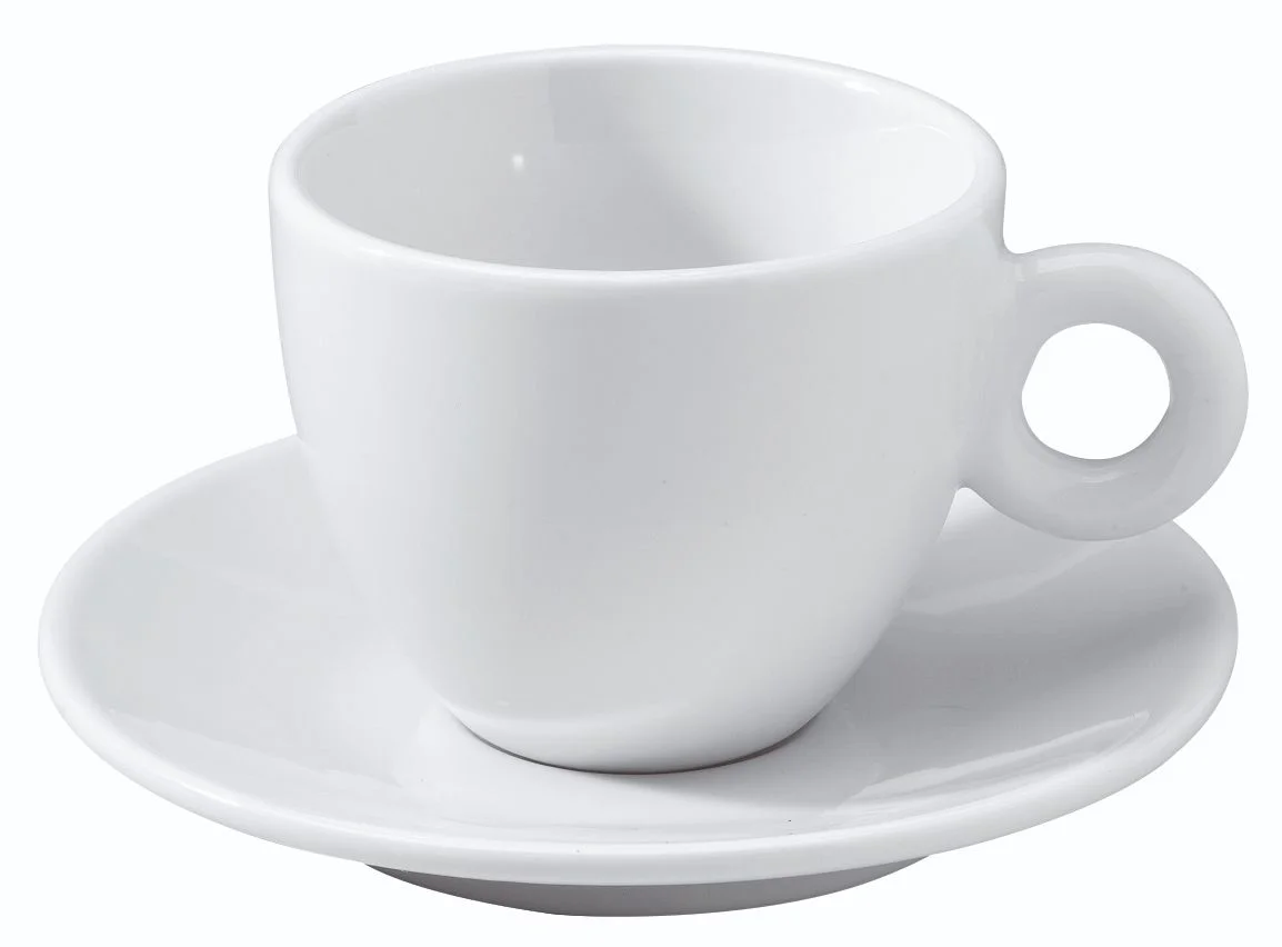 Φωτογραφία προϊόντος: Πιατάκι Φλυτζανιού Espresso Πορσελάνη Φ12cm Σειρά ROMA - Σετ 12 τεμαχίων