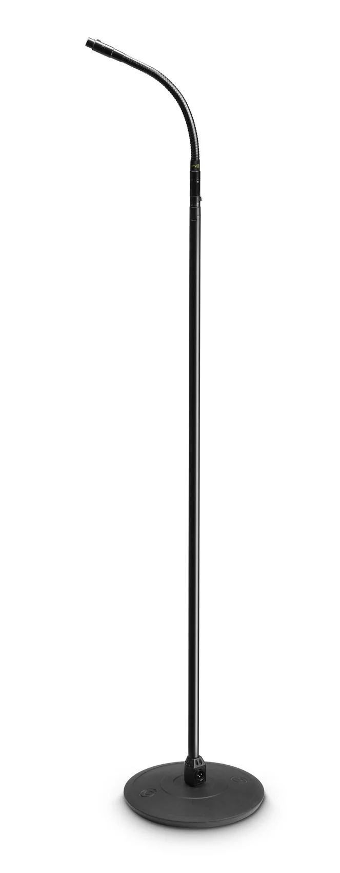 Φωτογραφία προϊόντος: Gravity MS-23XLRB - Βάση μικροφώνου με στρογγυλή βάση, ενσωματωμένο βύσμα XLR & σπιράλ