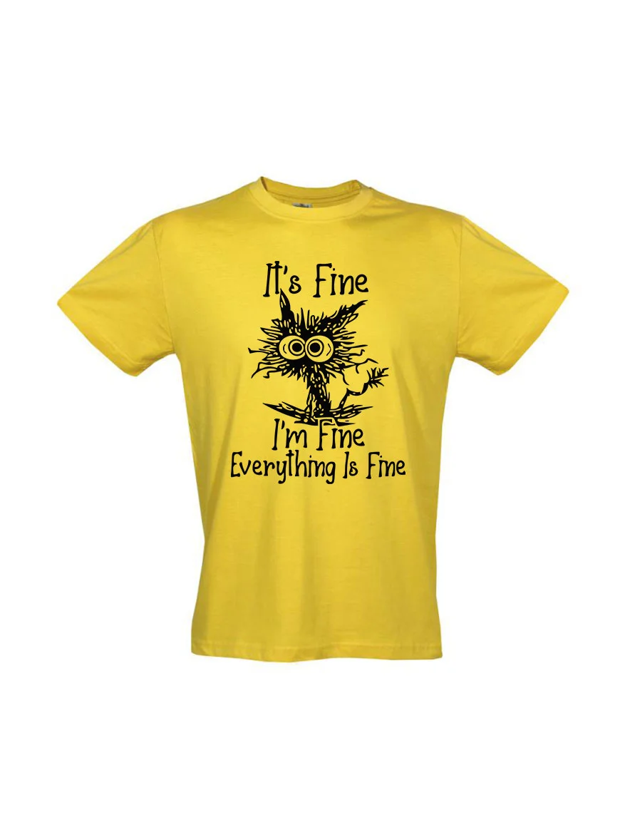 Φωτογραφία προϊόντος: It s Fine T-shirt 302 YELLOW