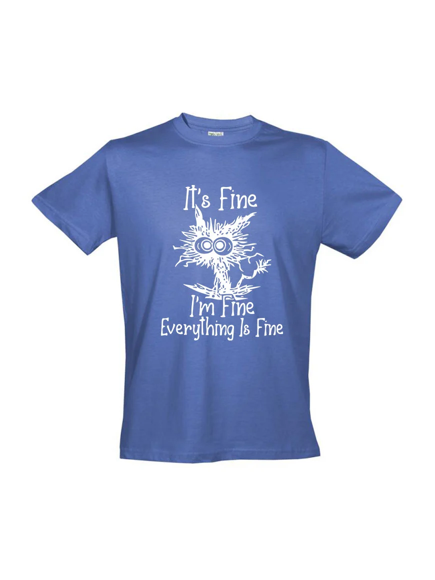 Φωτογραφία προϊόντος: It s Fine T-shirt 241/256 ROYAL BLUE