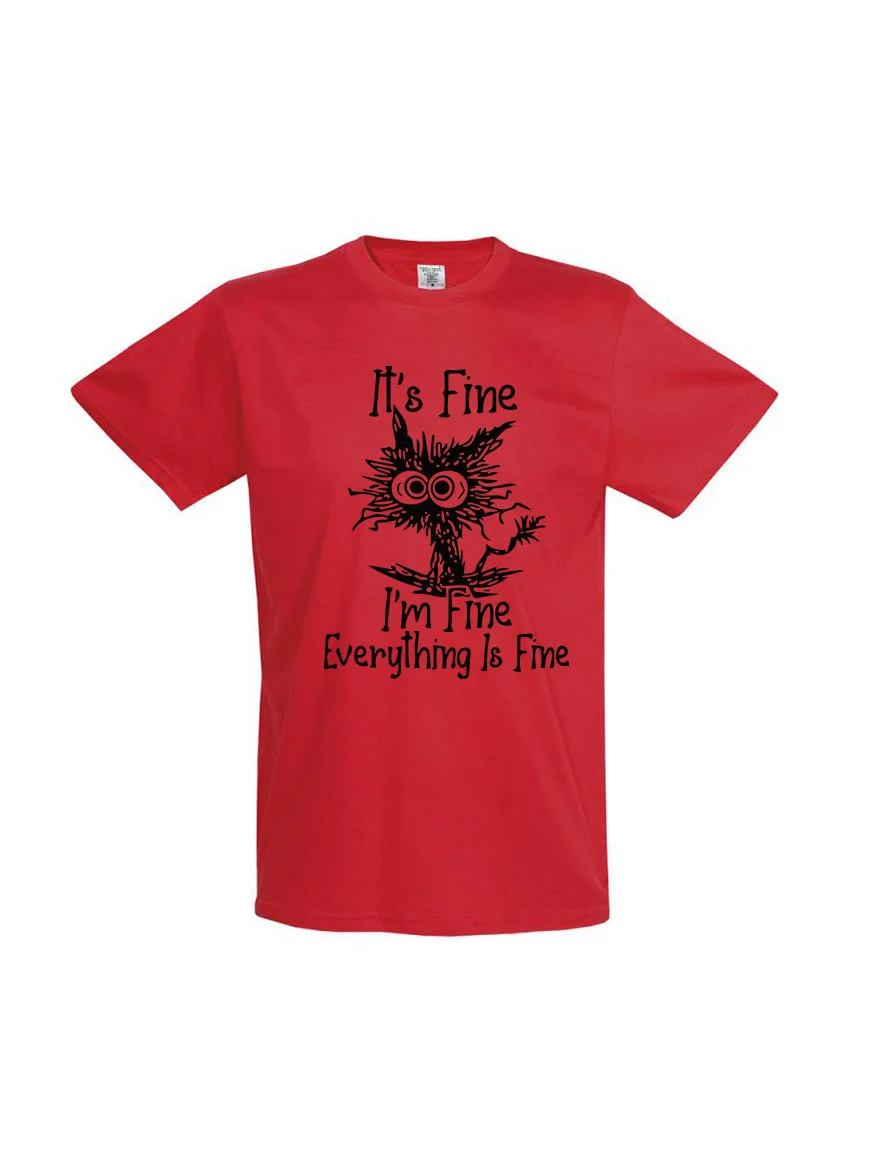 Φωτογραφία προϊόντος: It s Fine T-shirt 145 RED