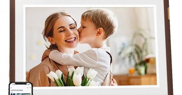 Φωτογραφία προϊόντος: Arzopa Smart Photo Frame D10 10.1" (dark brown)