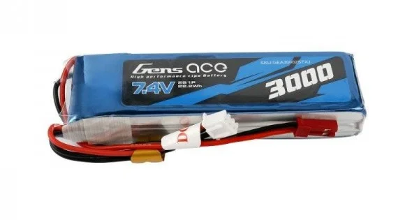 Φωτογραφία προϊόντος: Battery Gens Ace 3000mAh 7.4V 1C 2S1P LiPo