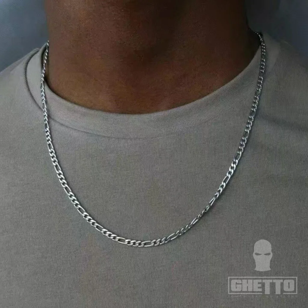 Φωτογραφία προϊόντος: Ghetto Hip Hop Chain Necklace SS Silver