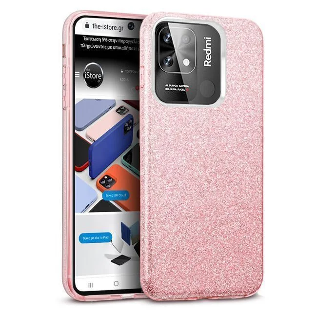 Φωτογραφία προϊόντος: Hybrid Strass Pink Case Xiaomi Poco C40