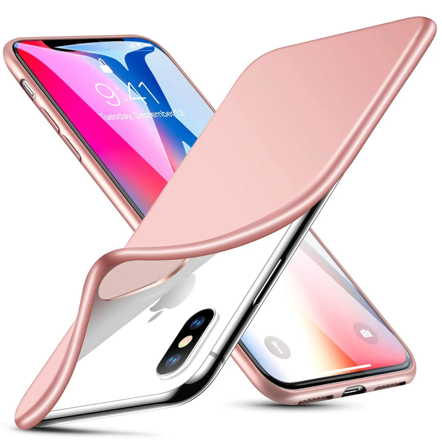 Φωτογραφία προϊόντος: ESR iPhone X/Xs Slim Fit Matte Case Rose Gold (4894240061633)