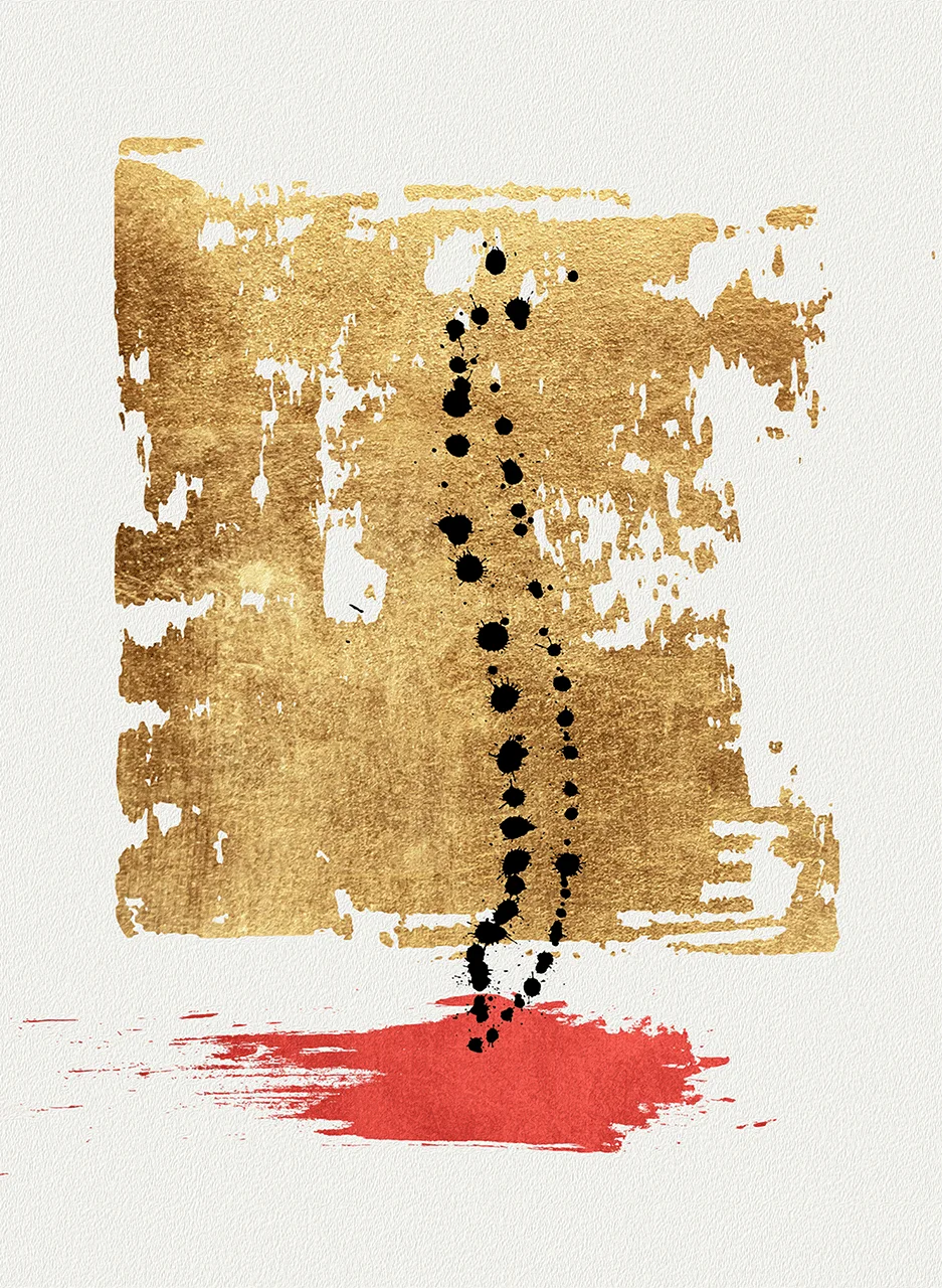 Φωτογραφία προϊόντος: Πίνακας σε καμβά Drink Black Dots