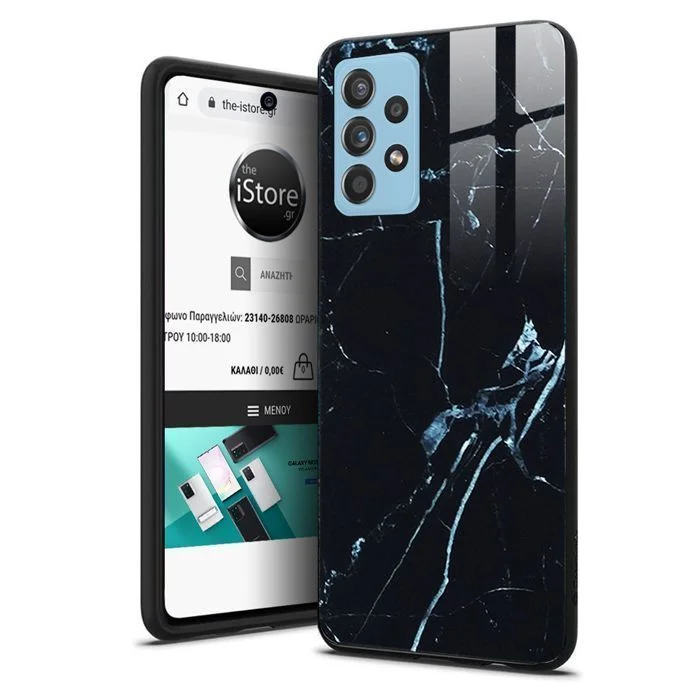 Φωτογραφία προϊόντος: Glossy Marble Black Case Samsung Galaxy A53 5G