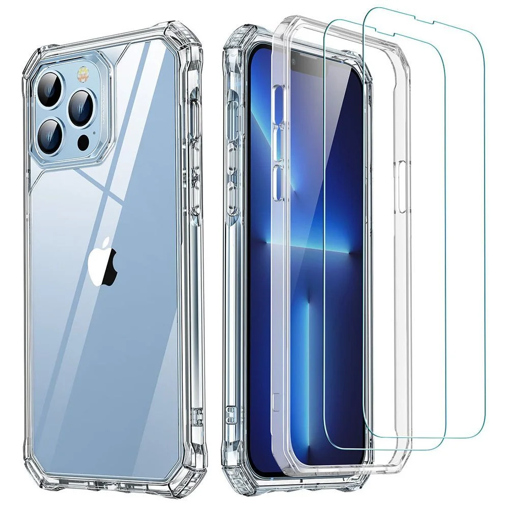 Φωτογραφία προϊόντος: ESR iPhone 13 Pro Alliance Tough 360 Case with 2 Tempered Glasses Clear