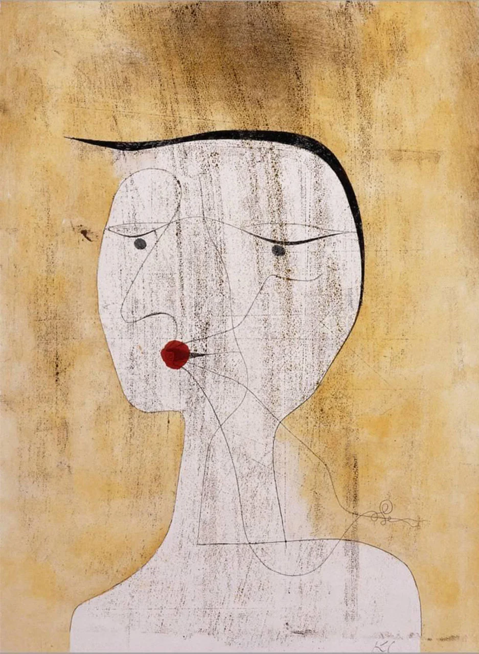 Φωτογραφία προϊόντος: Sealed woman Paul Klee πίνακας ζωγραφικής αντίγραφο σε καμβά