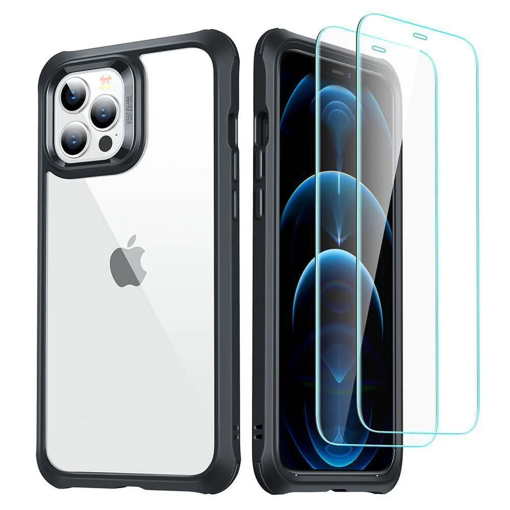 Φωτογραφία προϊόντος: ESR iPhone 12/12 Pro Alliance 360 Case with 2 Tempered Glasses Black (4894240121986)