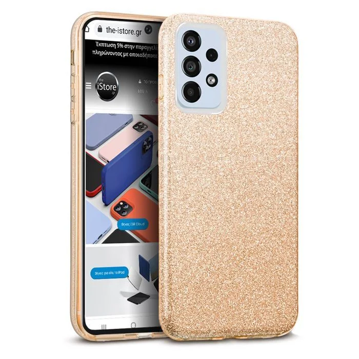 Φωτογραφία προϊόντος: Hybrid Strass Gold Case Samsung Galaxy A33 5G