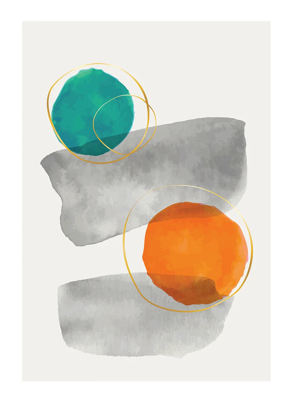 Φωτογραφία προϊόντος: Πίνακας σε καμβά minimal Abstract Geometric art ΙΙ
