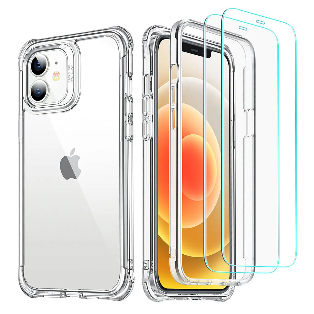 Φωτογραφία προϊόντος: ESR iPhone 12 mini Alliance 360 Case with 2 Tempered Glasses Clear (4894240121672)