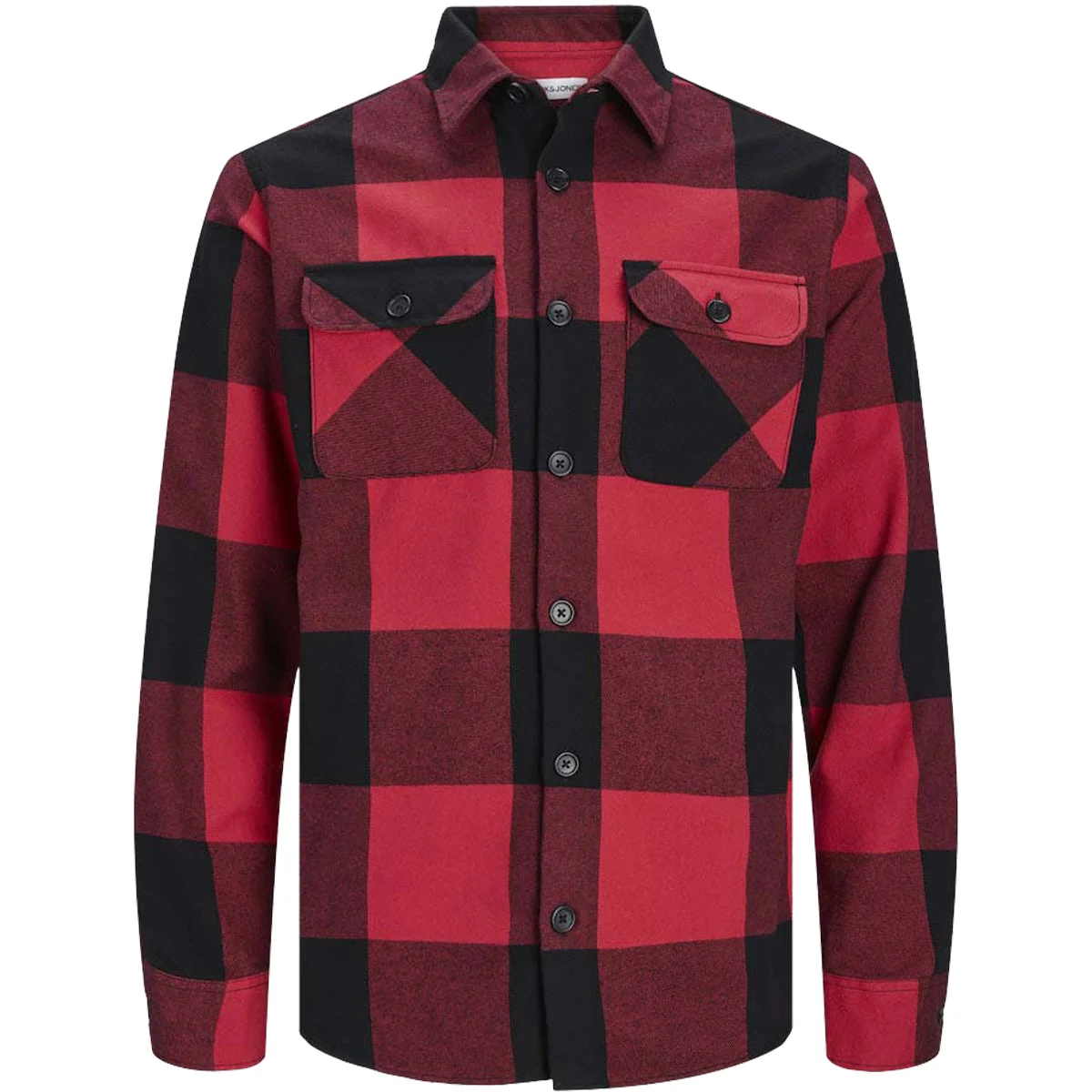 Φωτογραφία προϊόντος: ARTISTI ITALIANI JACK +amp; JONES - JJEDARREN OVERSHIRT LS NOOS - 12248409 TRUE RED Κόκκινο