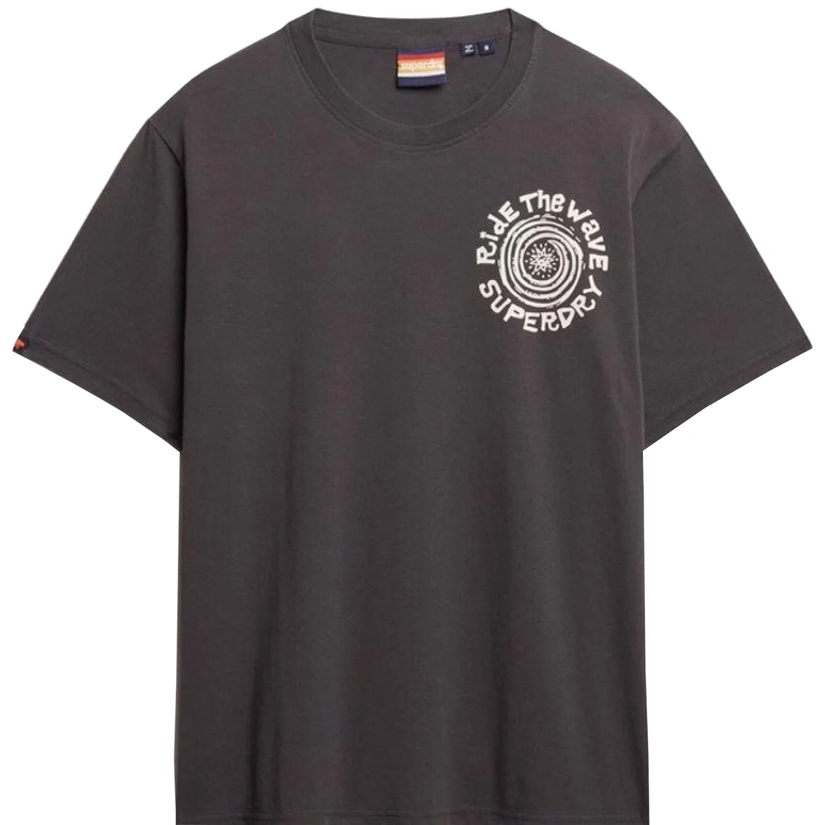 Φωτογραφία προϊόντος: ARTISTI ITALIANI SUPERDRY - OUTDOOR NARRATIVE LOOSE TEE - M1012107A-AWF BISON BLACK Μαύρο