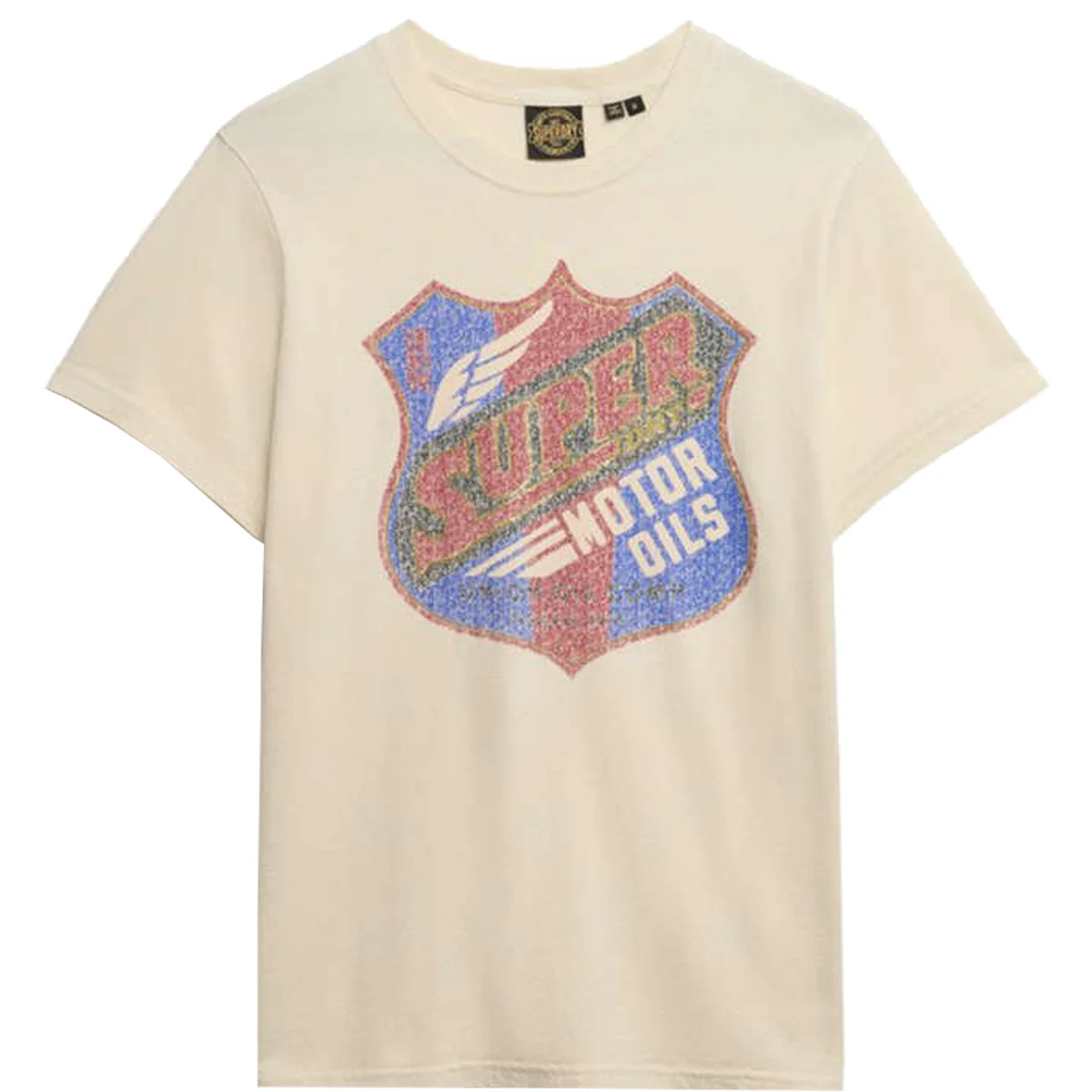 Φωτογραφία προϊόντος: ARTISTI ITALIANI SUPERDRY - GASOLINE GRAPHIC RELAXED TEE - M1012136A-3KU RICE WHITE Εκρού