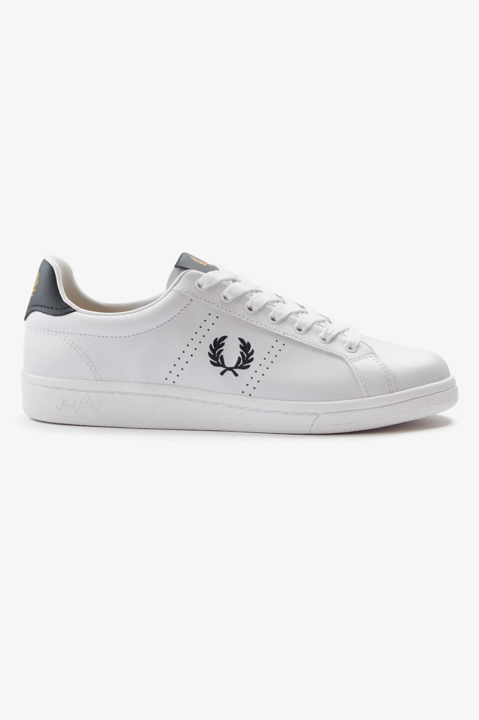 Φωτογραφία προϊόντος: Fred Perry Ανδρικό Δερμάτινο Sneaker Leather B8321-200 Λευκό