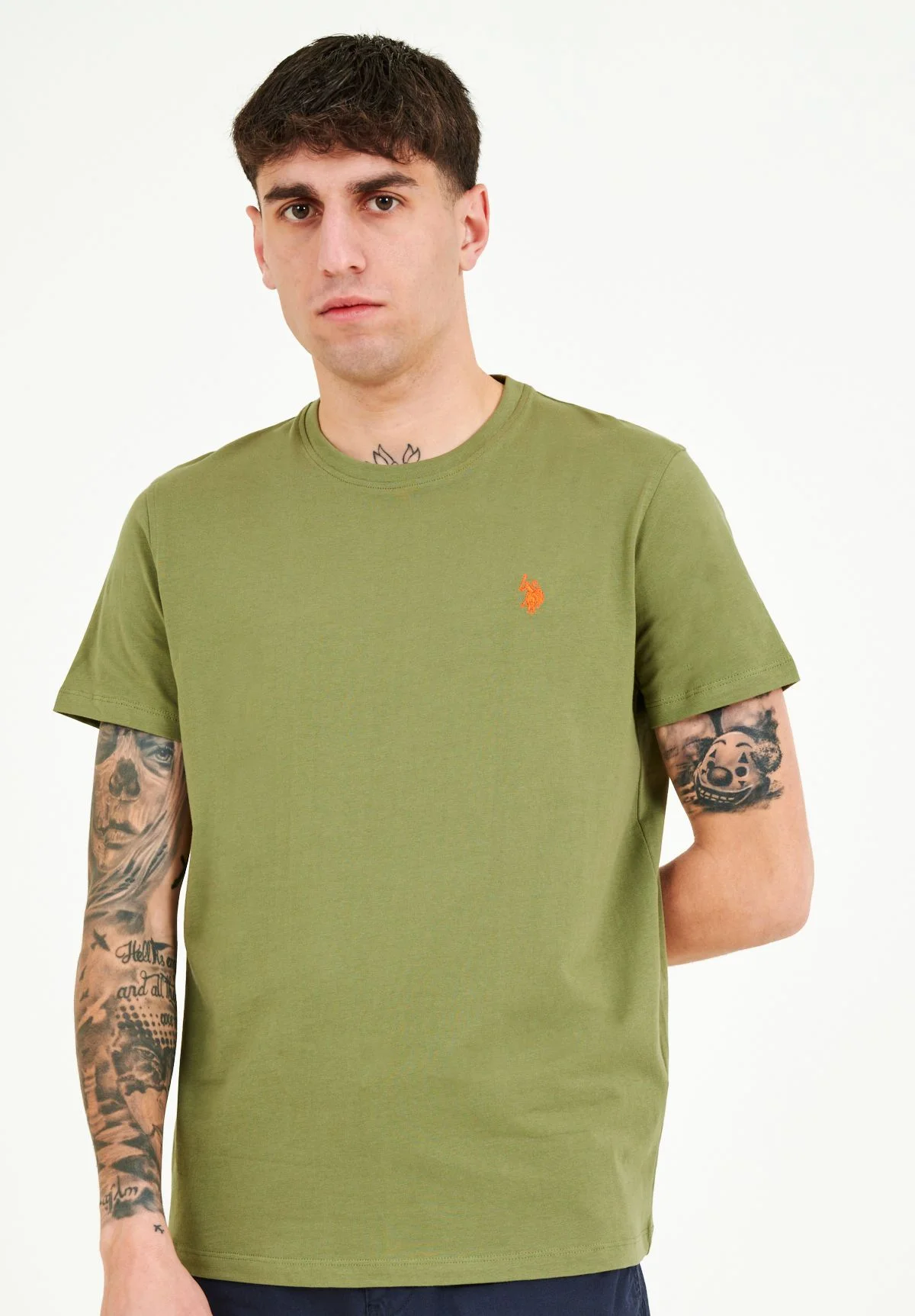 Φωτογραφία προϊόντος: U.S. Polo Assn. Ανδρικο T-shirt Mick 1546506049351-241 Χακί