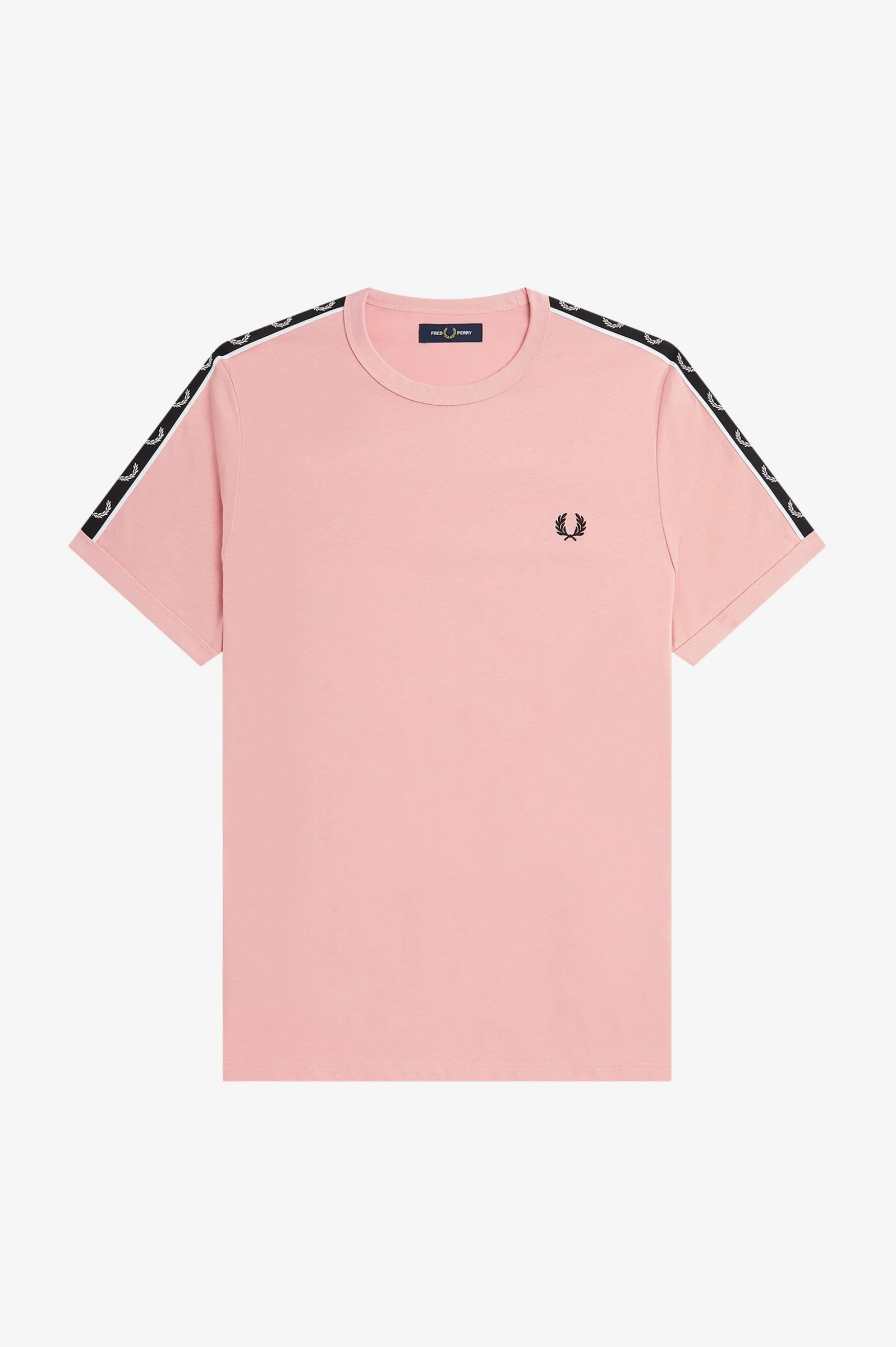 Φωτογραφία προϊόντος: Fred Perry Ανδρικό T-shirt Contrast Tape Ringer M4613-R48 Ρόζ