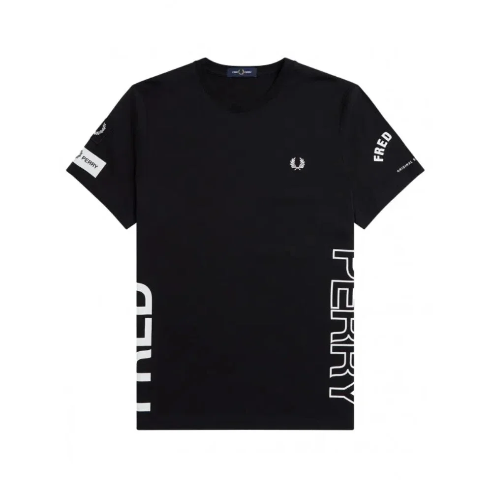 Φωτογραφία προϊόντος: Fred Perry Ανδρικό T-shirt Bold Branding M5623-102 Μαύρο