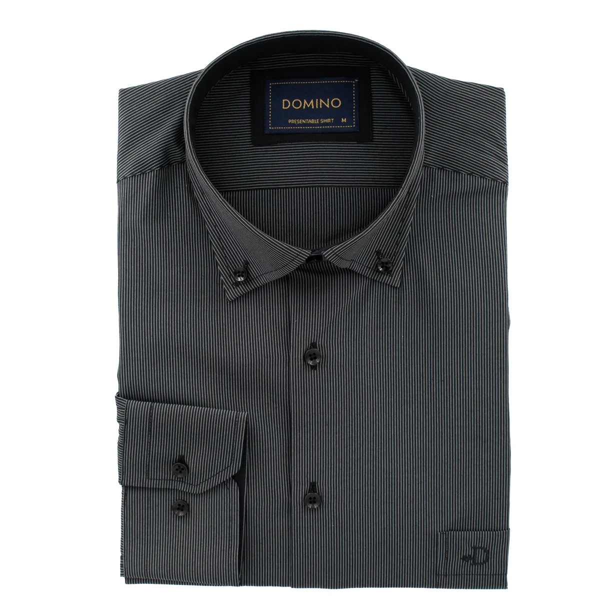 Φωτογραφία προϊόντος: ARTISTI ITALIANI DOMINO - L/S SHIRT - 27.775-4 BLACK Μαύρο