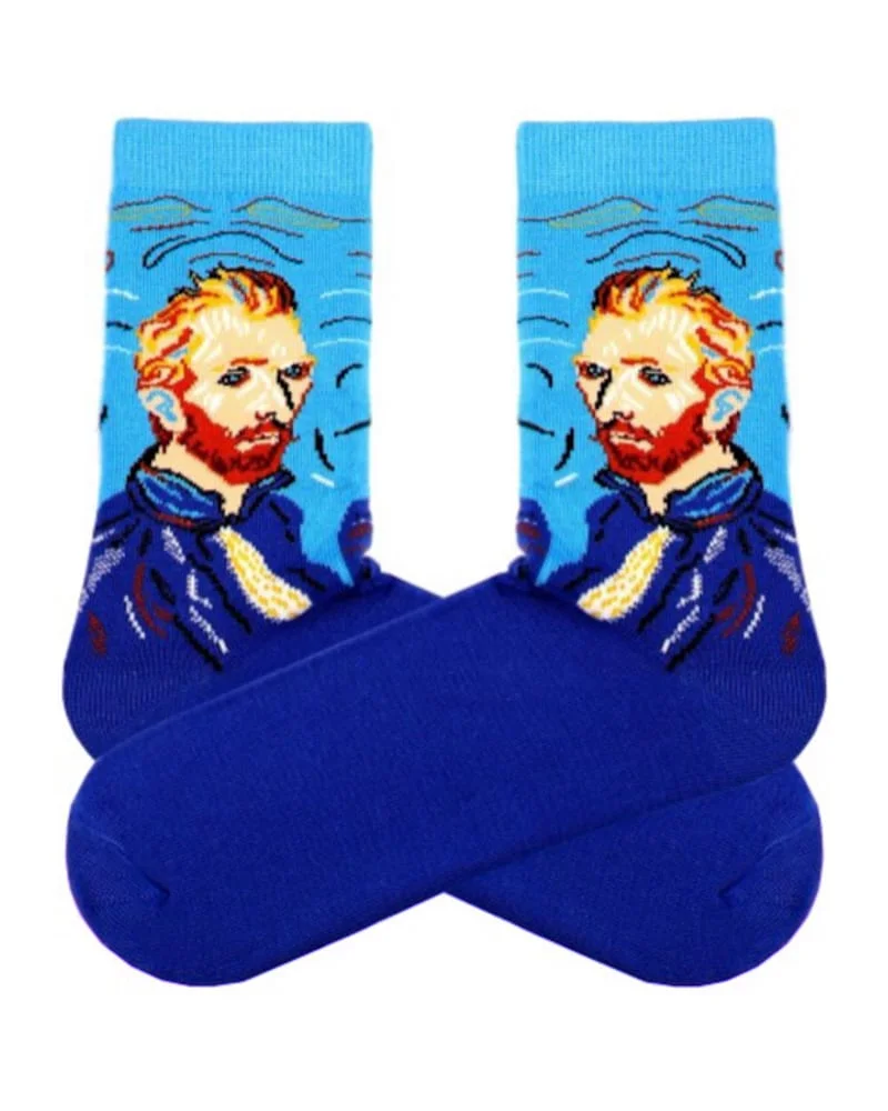 Φωτογραφία προϊόντος: SOU Κάλτσες με σχέδιο Van Gogh Portrait unisex 78% βαμβάκι