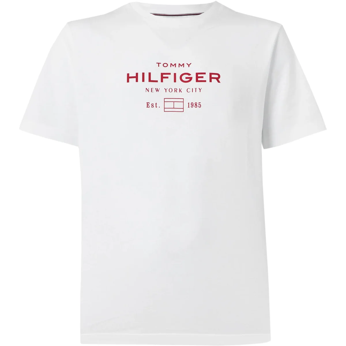 Φωτογραφία προϊόντος: TOMMY HILFIGER - HILFIGER STACK GRAPHIC TEE - MW0MW40002-YBR WHITE Λευκό