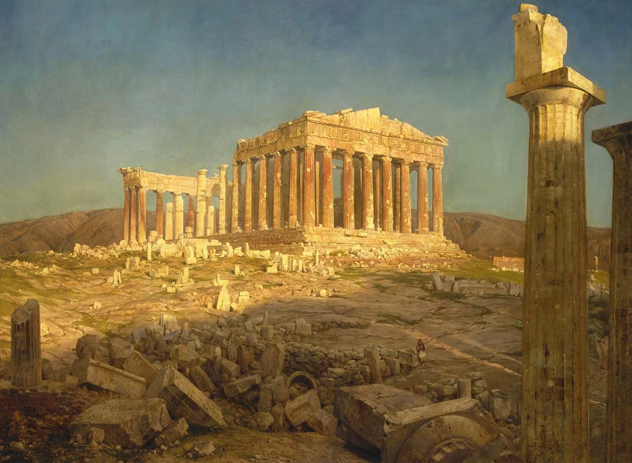 Φωτογραφία προϊόντος: Πίνακας ζωγραφικής σε καμβά The Parthenon Church