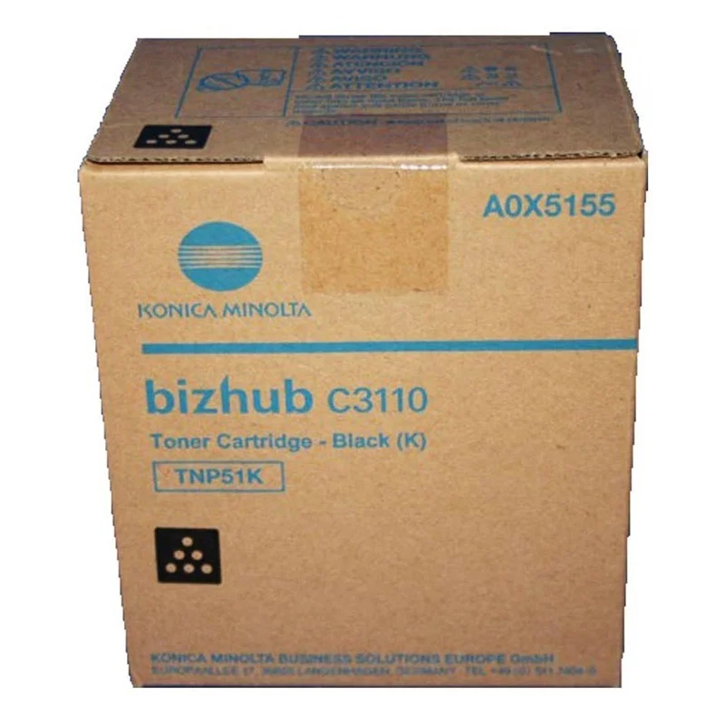 Φωτογραφία προϊόντος: OEM Konica Minolta TNP-51K Black Toner Bizhub C3110