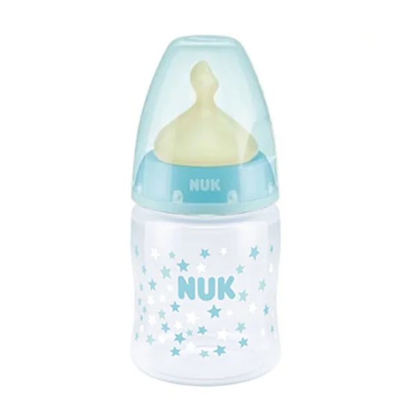 Φωτογραφία προϊόντος: Μπιμπερό Nuk Πλαστικό First Choice με Ένδειξη Θερμοκρ. 150ml Θηλή Καουτσούκ Σιέλ 0-6μηνών