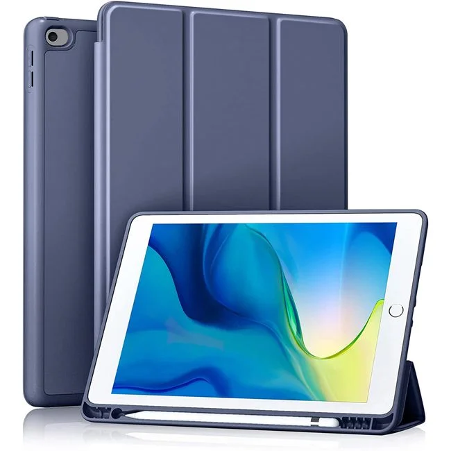 Φωτογραφία προϊόντος: OEM Soft TPU Flexible Pencil Holder Case Lavender Grey iPad 9,7 2017/2018