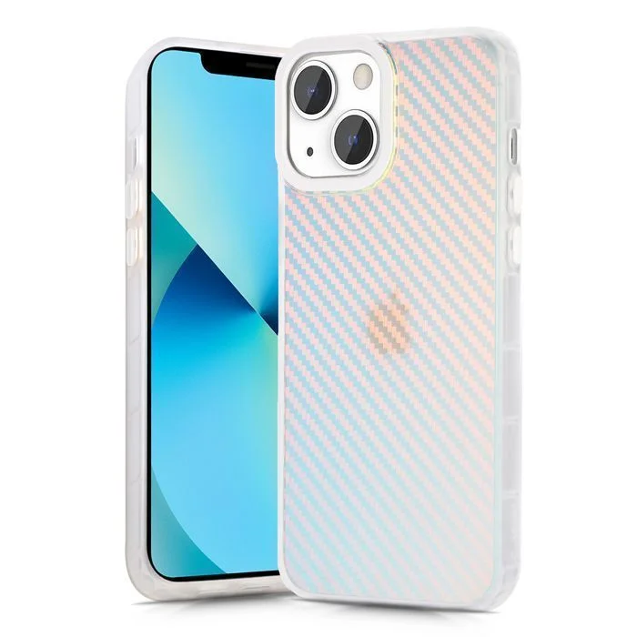 Φωτογραφία προϊόντος: Laser Chameleon Silicone Case Clear White iPhone 13
