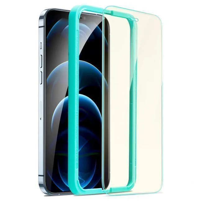 Φωτογραφία προϊόντος: ESR Anti Blue Light Tempered Glass iPhone 12/12 Pro (With Easy Installation Frame)