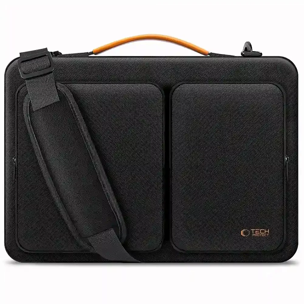 Φωτογραφία προϊόντος: Tech-Protect Τσάντα Defender Bag MacBook / Laptop 13-14 Black/Orange
