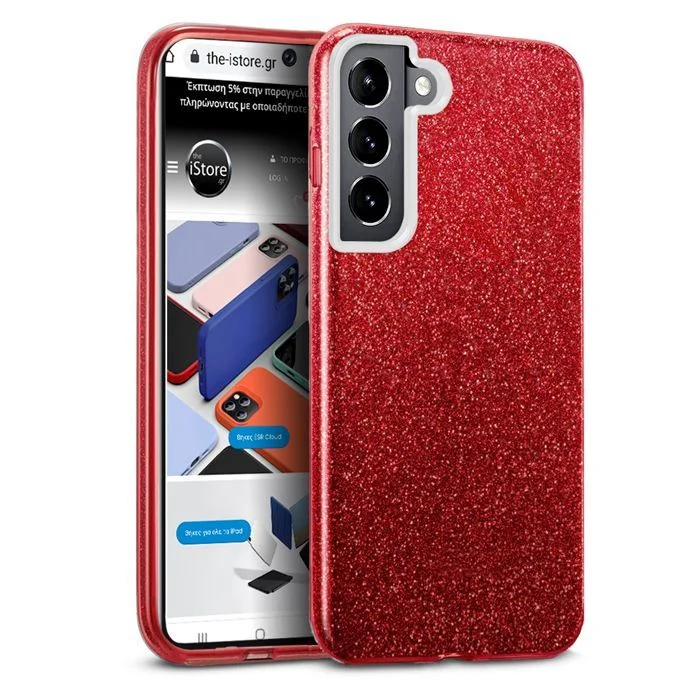 Φωτογραφία προϊόντος: Hybrid Strass Red Case Samsung Galaxy S22