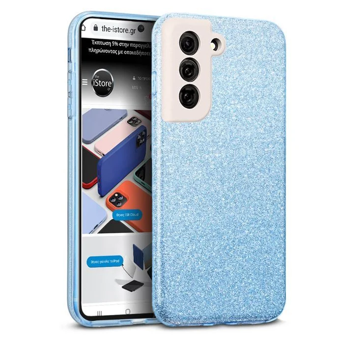 Φωτογραφία προϊόντος: Hybrid Strass Blue Case Samsung Galaxy S21 FE 5G
