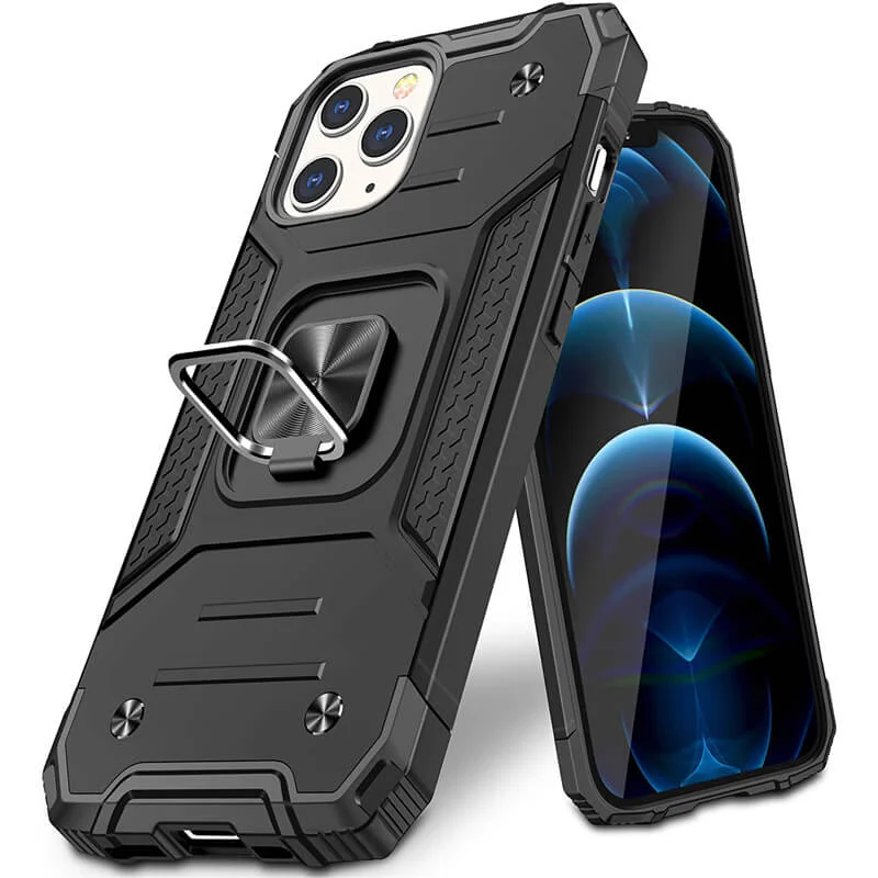 Φωτογραφία προϊόντος: Armor Ringstand Case Black iPhone 13
